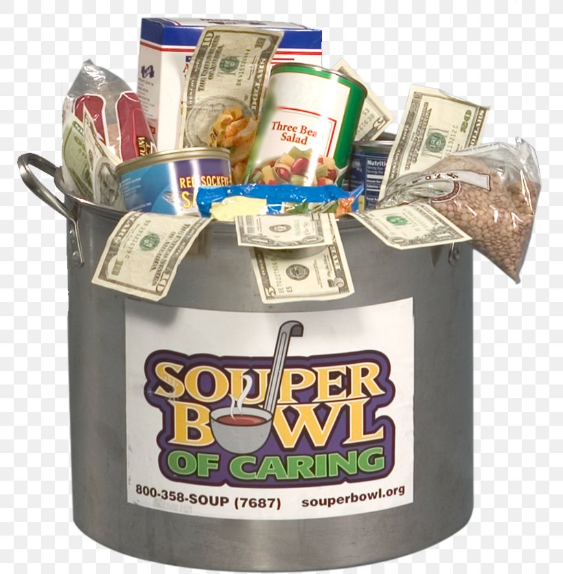 Super Bowl Souper Bowl Of Caring Hunger United Methodist Church Soup Kitchen, PNG, 812x836px, Super Bowl, Charity, Donation, Gift, Gift Basket Download Free