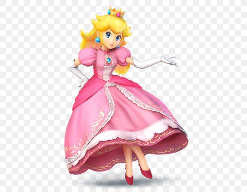 Super Smash Bros. For Nintendo 3DS And Wii U Super Smash Bros. Melee Super Smash Bros. Brawl Princess Peach Mario, PNG, 640x640px, Super Smash Bros Melee, Barbie, Doll, Fictional Character, Figurine Download Free