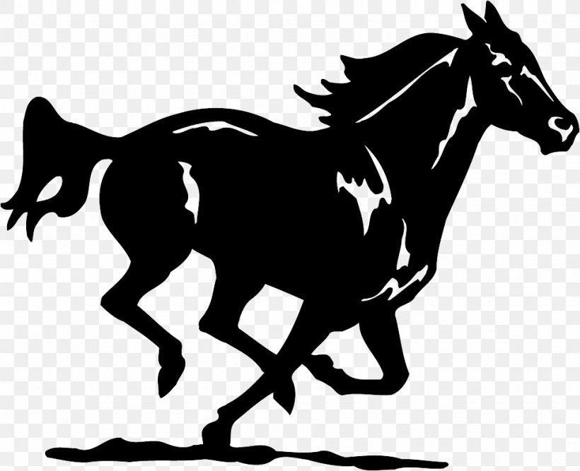Horse Silhouette Clip Art, PNG, 974x793px, Horse, Art, Black And White, Bridle, Collection Download Free