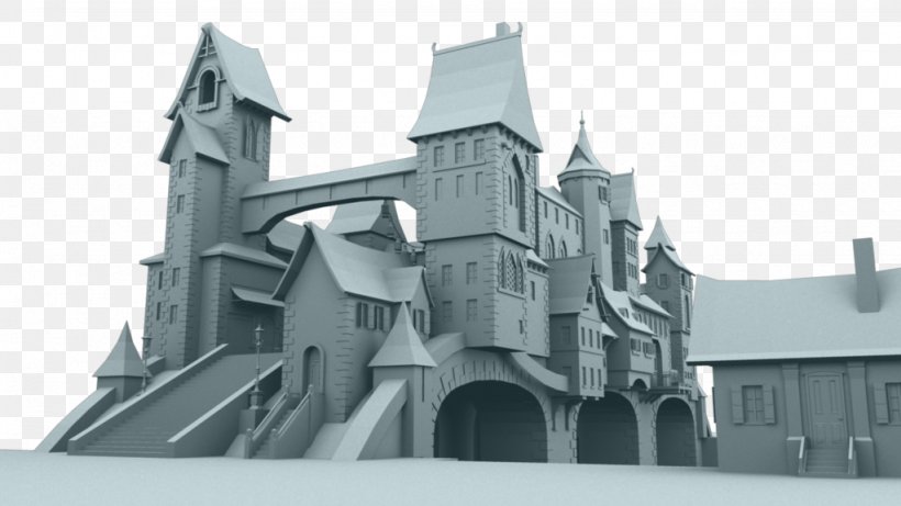 Matte Painting 3D Printing Shapeways 3D Modeling, PNG, 1024x576px, 3d Modeling, 3d Printing, Matte Painting, Abbey, Architecture Download Free