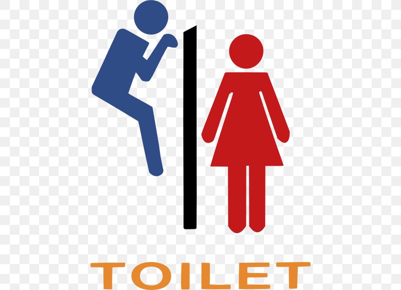 Toilet Signs: Sur La Porte Des Toilettes Sticker Public Toilet, PNG, 450x593px, Toilet, Area, Bathroom, Brand, Communication Download Free