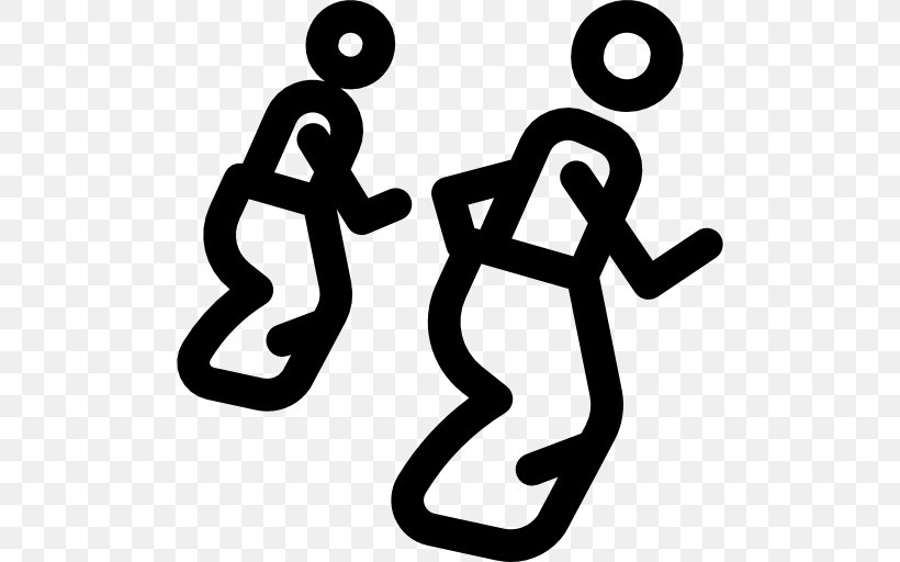 Sack Race Symbol Clip Art, PNG, 512x512px, Sack Race, Area, Black And White, Competition, Game Download Free