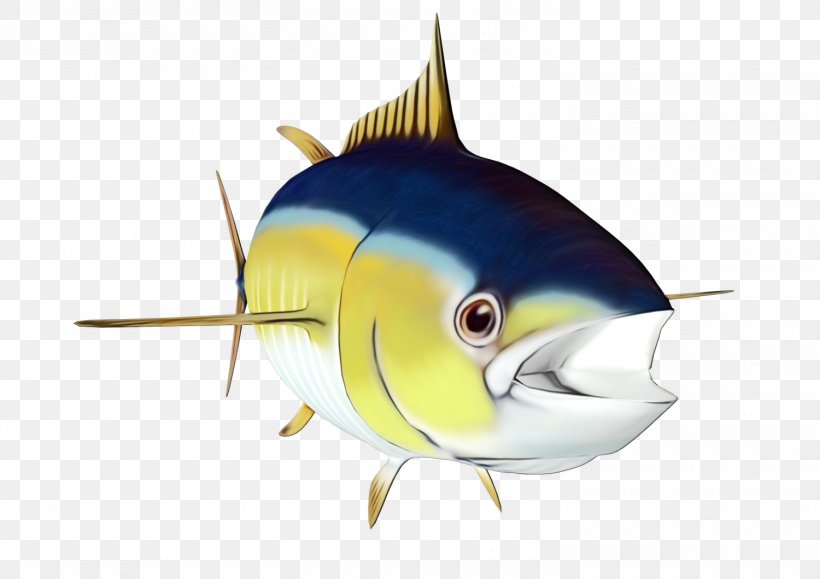Fish Fish Fin Marlin Bony-fish, PNG, 1500x1060px, Watercolor, Bonyfish, Butterflyfish, Fin, Fish Download Free