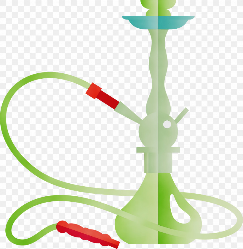 Green, PNG, 2920x3000px, Hookah, Arabic Culture, Green, Paint, Ramadan Download Free