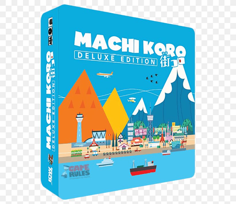 IDW Machi Koro: Bright Lights, Big City Board Game Card Game, PNG, 709x709px, Watercolor, Cartoon, Flower, Frame, Heart Download Free