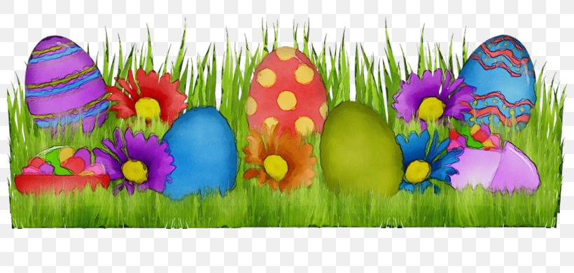 Easter Egg, PNG, 800x390px, Watercolor, Easter, Easter Bunny, Easter Egg, Grass Download Free