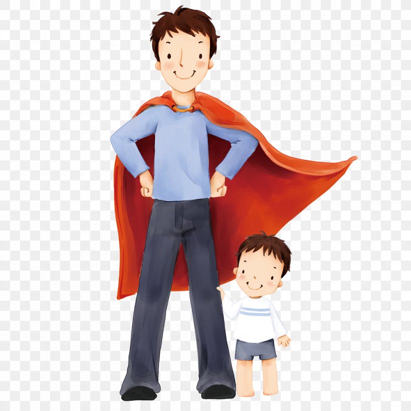 Father Superman Batman Child Image, PNG, 1000x1000px, Father, Batman, Boy, Cartoon, Child Download Free