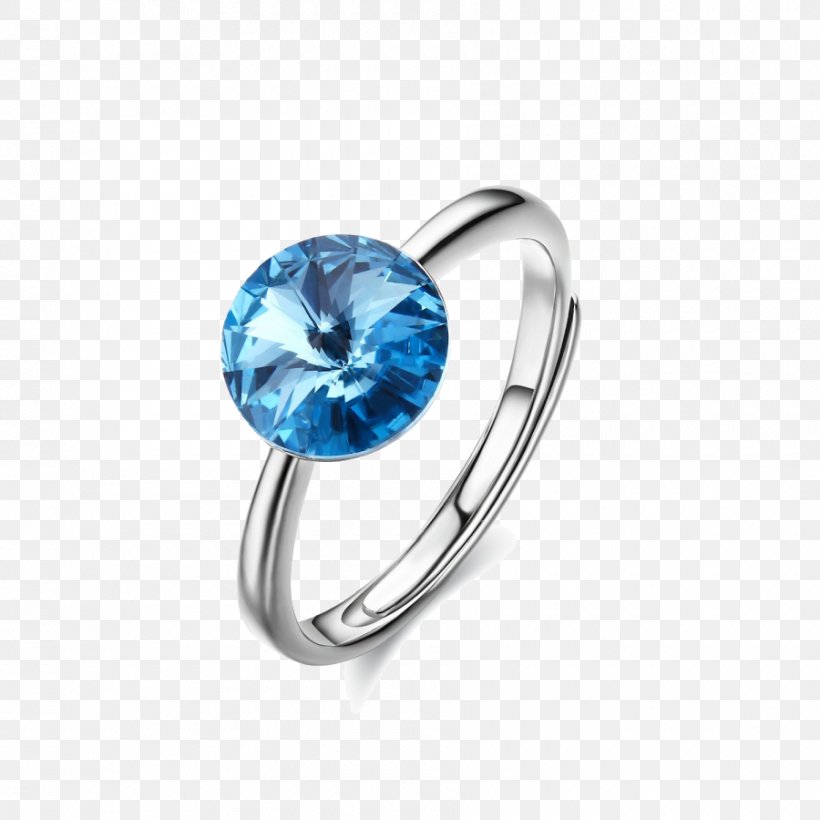 Ring Carat, PNG, 900x900px, Ring, Blue, Body Jewelry, Carat, Crystal Download Free