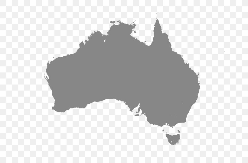 Australia Vector Map, PNG, 720x540px, Australia, Black, Black And White, Map, Monochrome Download Free