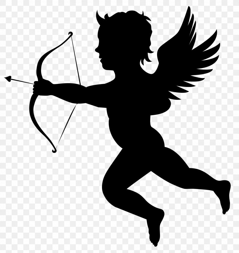 Cupid Arrow Valentines Day Illustration, PNG, 1902x2019px, Cupid, Arm, Art, Black And White, Bow And Arrow Download Free