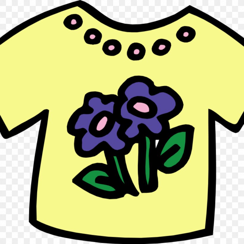 Clip Art Clothing Openclipart Free Content T-shirt, PNG, 1024x1024px, Clothing, Artwork, Black, Childrens Clothing, Flower Download Free