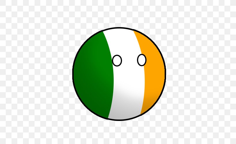 Polandball Clip Art Republic Of Ireland Image, PNG, 500x500px, Watercolor, Cartoon, Flower, Frame, Heart Download Free