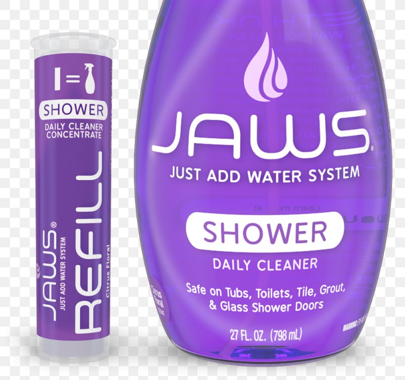 Lotion Jaws Multi-Purpose 27 Oz. Cleaner-Degreaser Kit Jaws Bath Cleaner Starter Kit Product Cleaning, PNG, 800x768px, Lotion, Cleaning, Jaws, Liquid, Purple Download Free