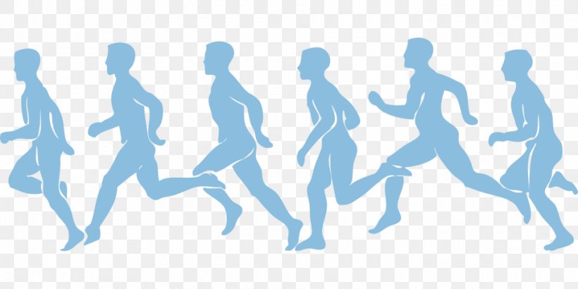 Running Clip Art, PNG, 960x480px, Running, Blue, Cross Country Running, Hand, Human Download Free