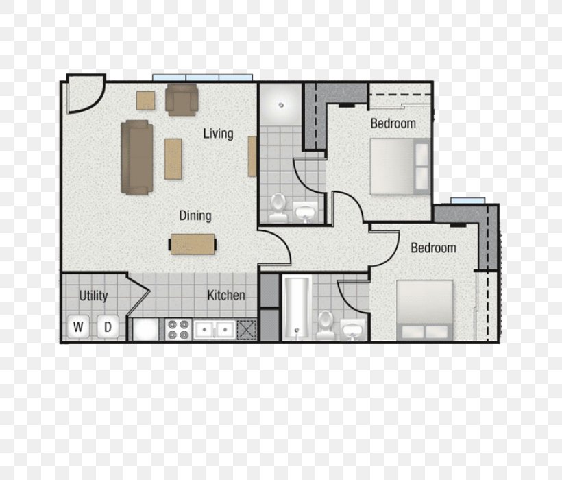 CastleRock At Denton Apartments Floor Plan House Renting, PNG ...