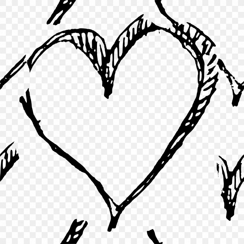 Drawing Pencil Heart Sketch, PNG, 2400x2400px, Watercolor, Cartoon, Flower, Frame, Heart Download Free