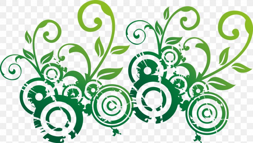 Green Clip Art, PNG, 1375x781px, Green, Curve, Designer, Flora, Floral Design Download Free