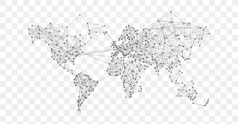 Blockchain Business Marketing Data World Map, PNG, 921x481px, Blockchain, Area, Artwork, Black And White, Branch Download Free