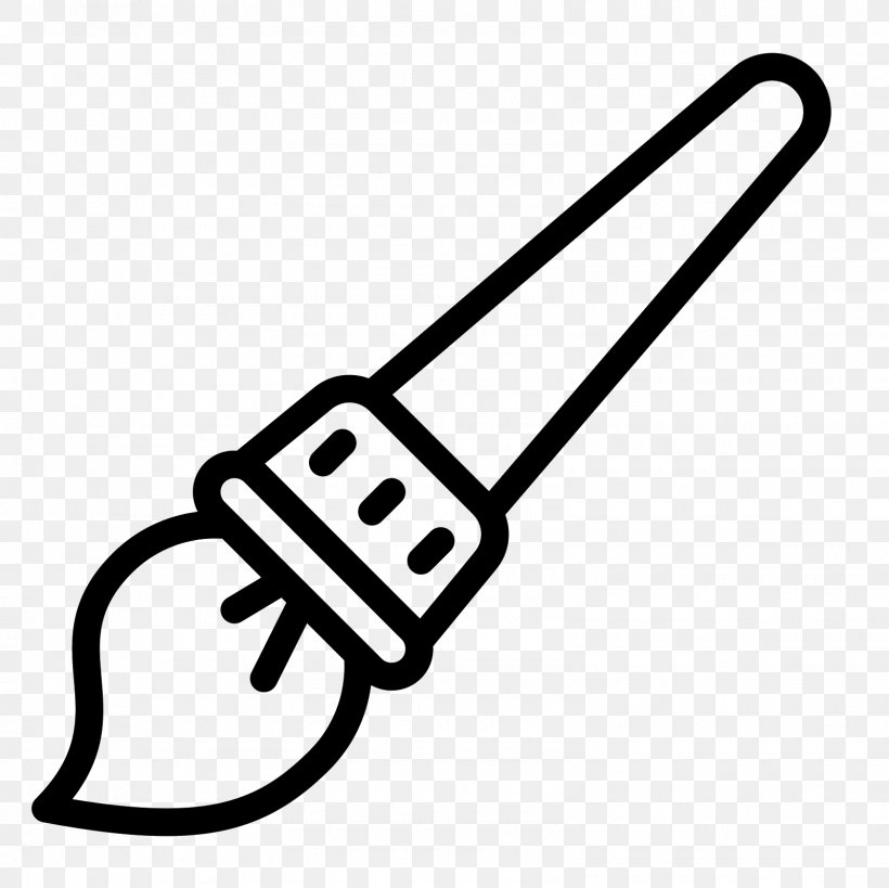 Paintbrush, PNG, 1600x1600px, Paintbrush, Area, Black And White, Brush, Diy Network Download Free
