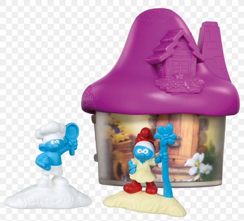 SmurfWillow Clumsy Smurf The Smurfs McDonald's Happy Meal, PNG, 1269x1152px, 2017, Smurfwillow, Clumsy Smurf, Figurine, Happy Meal Download Free