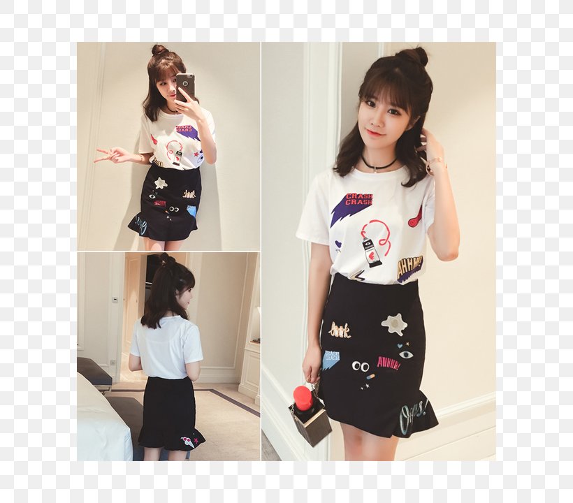 Sleeve T-shirt Waist Shoulder Skirt, PNG, 720x720px, Watercolor, Cartoon, Flower, Frame, Heart Download Free