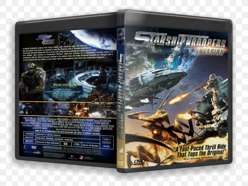 DVD Multimedia Pier 1 Imports Starship Troopers: Invasion, PNG, 1024x768px, Dvd, Multimedia, Pier 1 Imports, Shinji Aramaki, Starship Troopers Invasion Download Free