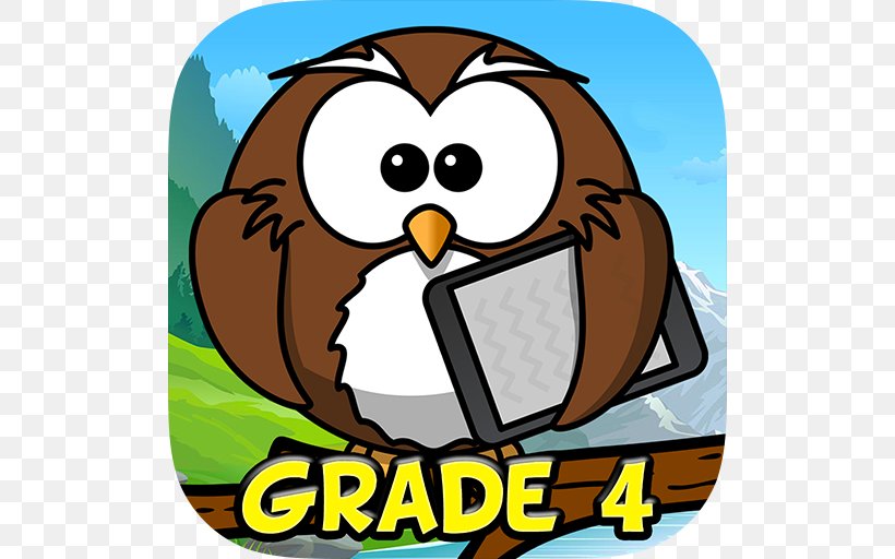 Fifth Grade Learning Games Fourth Grade Educational Stage, PNG, 512x512px, Fifth Grade Learning Games, Android, Artwork, Beak, Bird Download Free