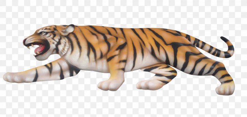 Tiger Big Cat Terrestrial Animal Wildlife, PNG, 3227x1534px, Tiger, Animal, Animal Figure, Big Cat, Big Cats Download Free