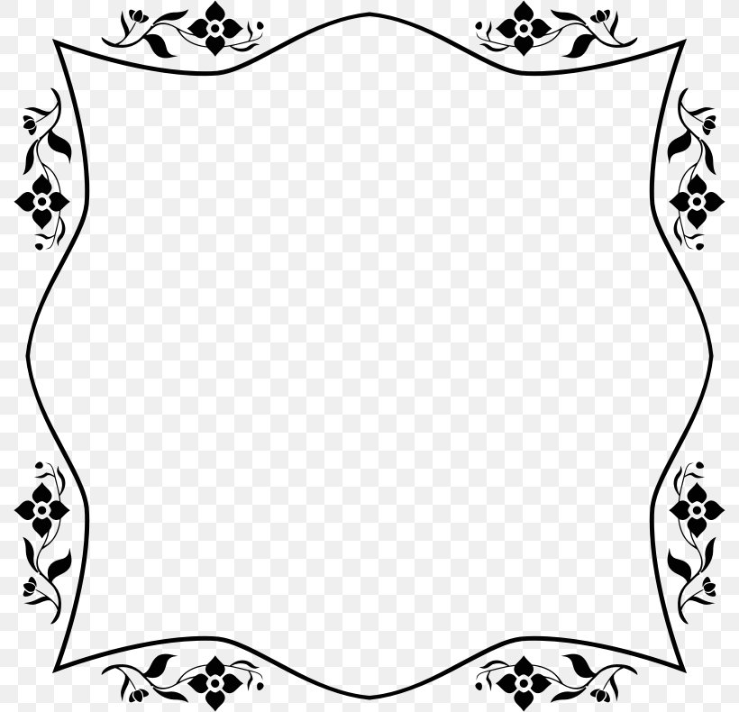 Decorative Borders Picture Frames Clip Art, PNG, 790x790px, Watercolor, Cartoon, Flower, Frame, Heart Download Free