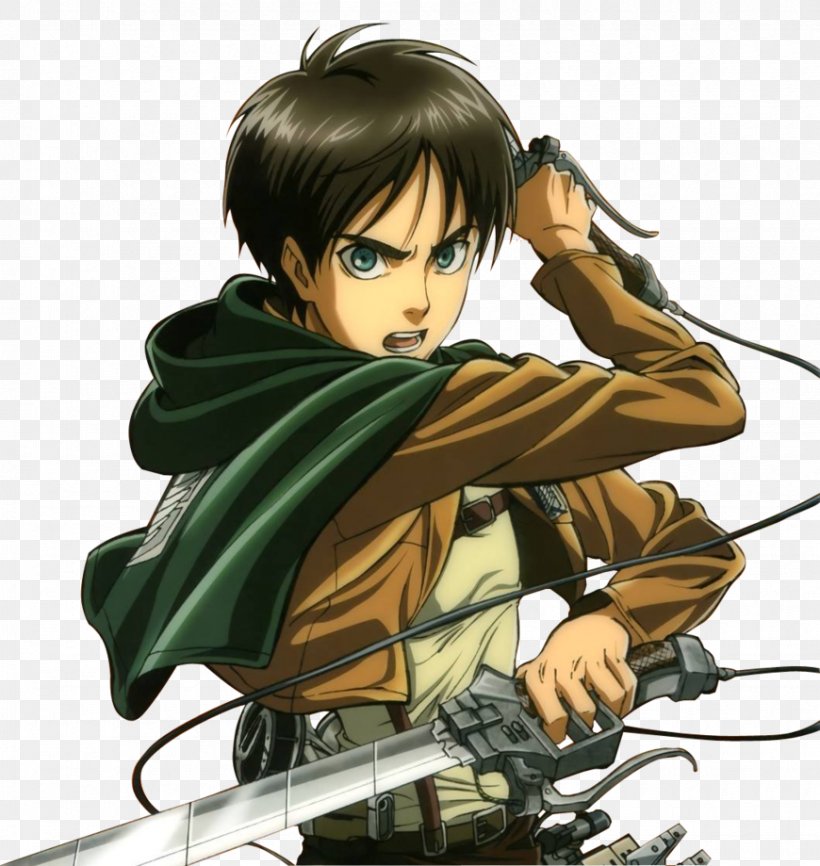 Eren Yeager Attack On Titan Armin Arlert Mikasa Ackerman A.O.T.: Wings Of Freedom, PNG, 870x919px, Watercolor, Cartoon, Flower, Frame, Heart Download Free