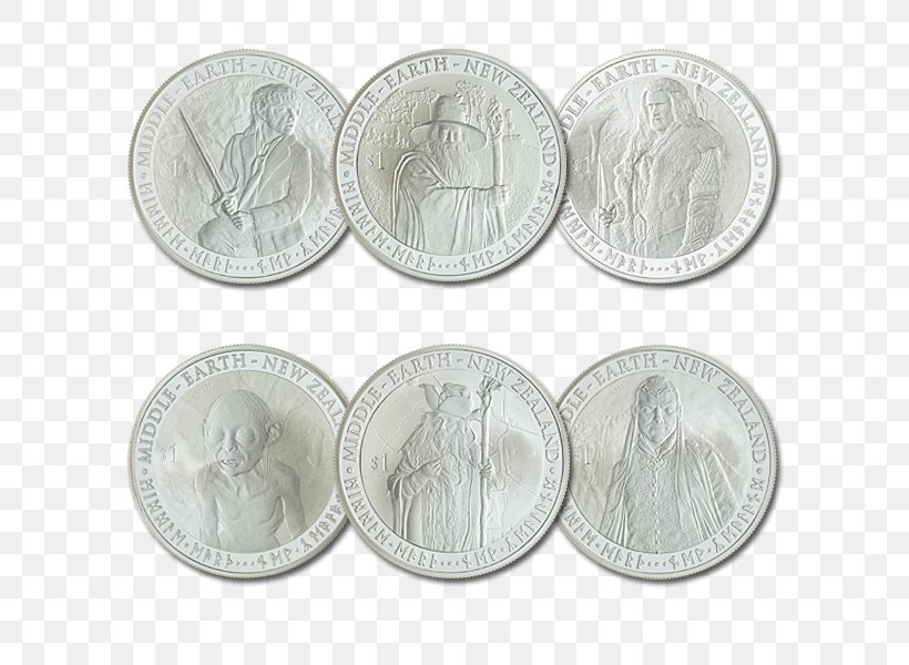 New Zealand Coin Bilbo Baggins Thorin Oakenshield Gandalf, PNG, 600x600px, New Zealand, Bilbo Baggins, Coin, Commemorative Coin, Currency Download Free