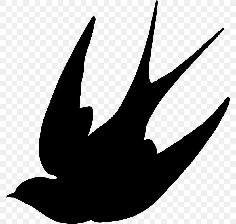 Swallow Bird Silhouette Clip Art, PNG, 778x778px, Swallow, Art, Barn Swallow, Beak, Bird Download Free