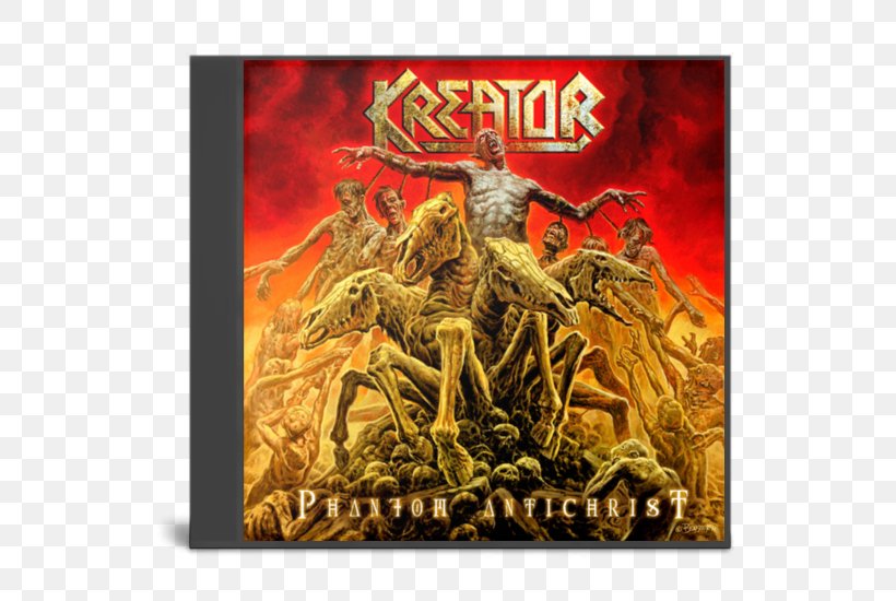 Kreator Phantom Antichrist Thrash Metal Album Nuclear Blast, PNG, 550x550px, Kreator, Album, Album Cover, Endless Pain, Hordes Of Chaos Download Free