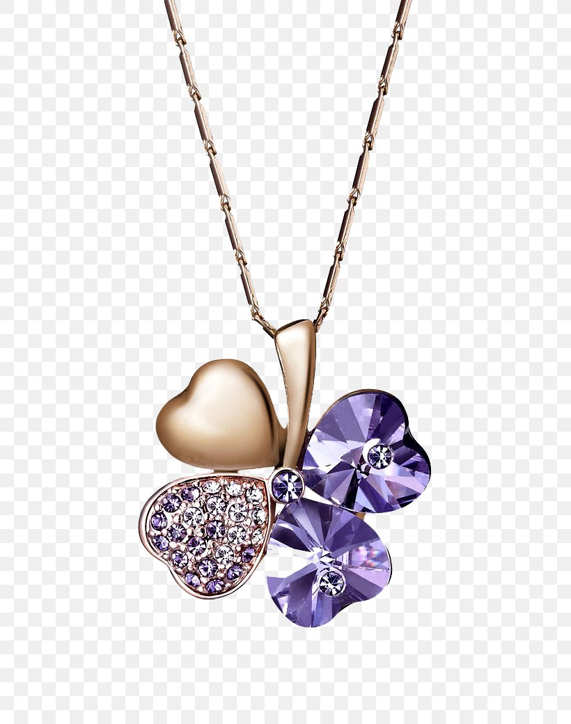 Locket Necklace Four-leaf Clover, PNG, 770x1040px, Locket, Amethyst, Body Jewelry, Chain, Designer Download Free