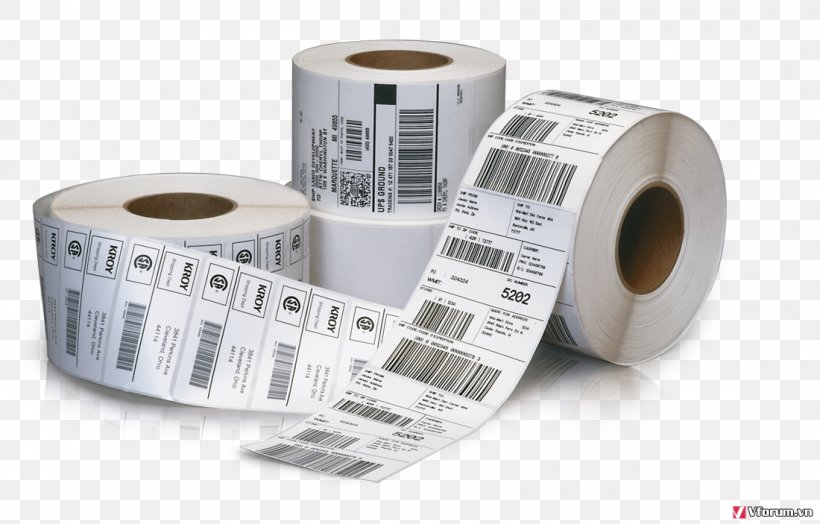 Paper Sticker Barcode Label Thermal-transfer Printing, PNG, 1100x703px, Paper, Adhesive Label, Barcode, Barcode Printer, Decal Download Free