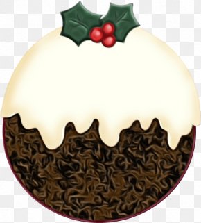 Cake Decorating Icing - Watercolor Christmas PNG