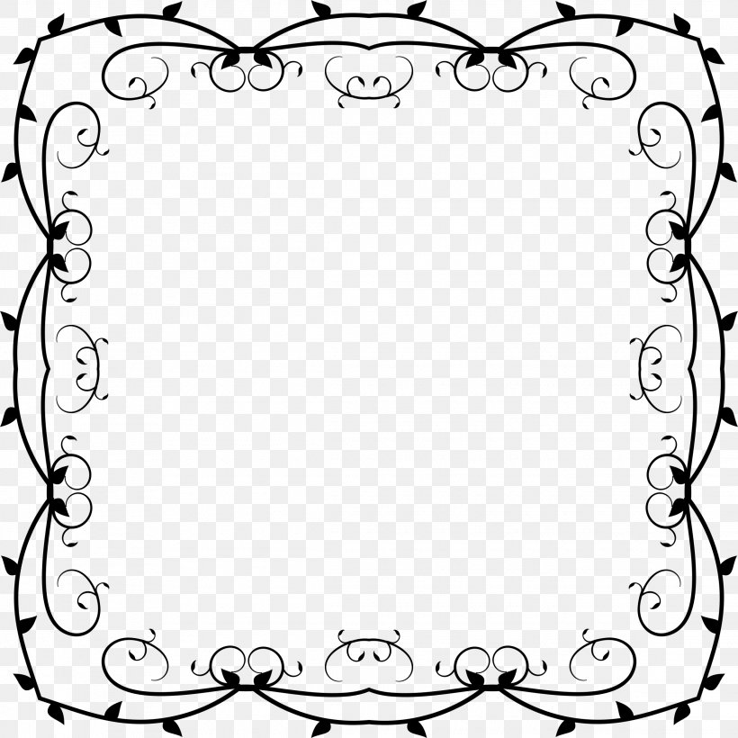 Download Clip Art, PNG, 2290x2290px, Art, Area, Black, Black And White, Border Download Free