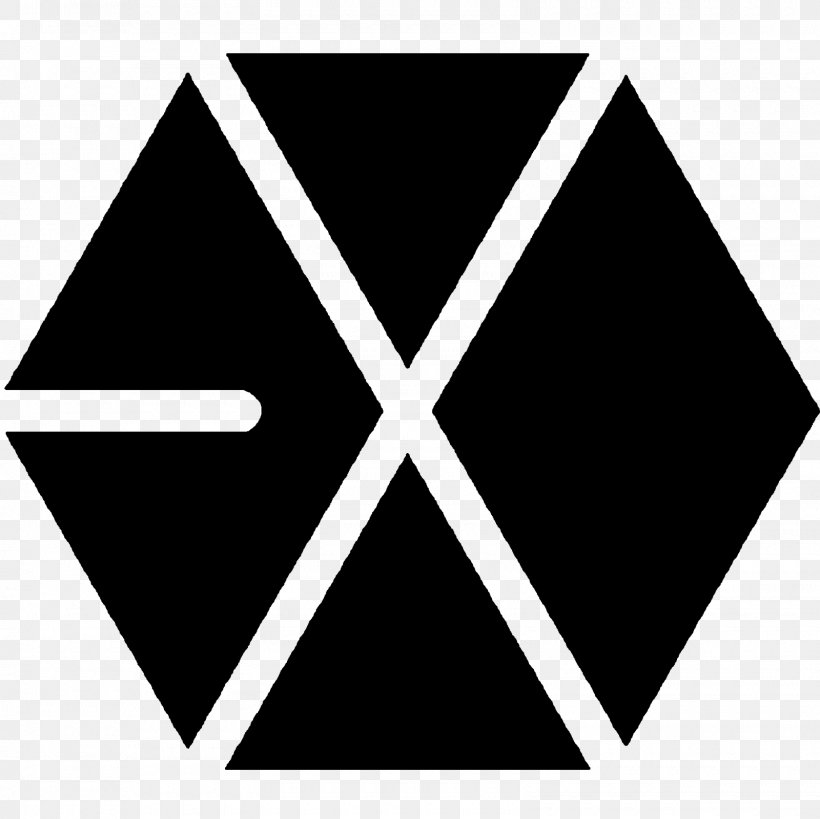 EXO K-pop Universe T-shirt Logo, PNG, 1600x1600px, Exo, Area, Baekhyun, Black, Black And White Download Free