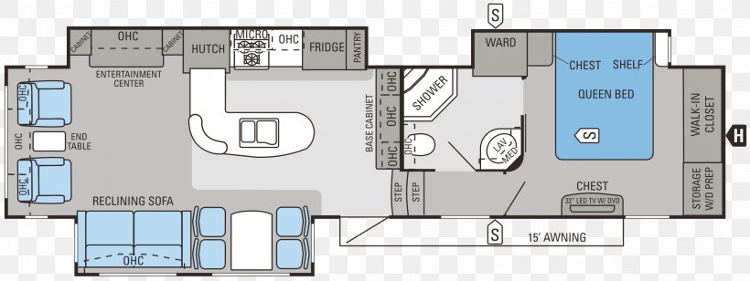 Eagle Premier Floor Plan Car Jayco, Inc., PNG, 2686x1012px, Eagle Premier, Area, Campervans, Car, Caravan Download Free