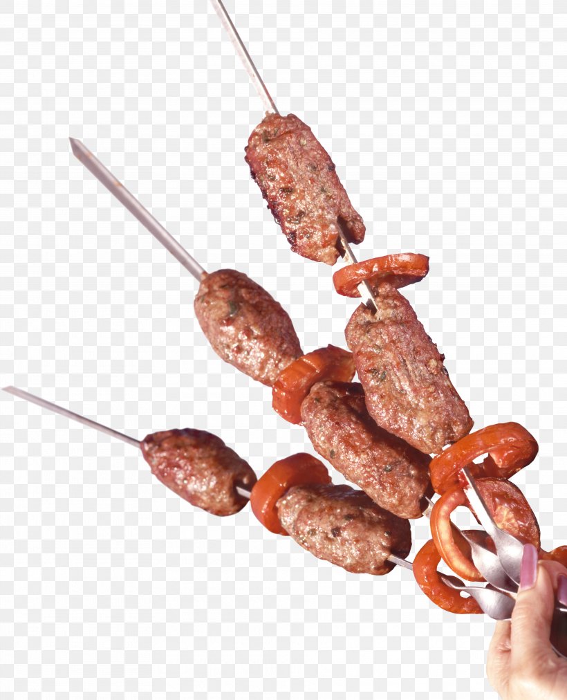 Kebab Shashlik Barbecue Grill Mettwurst Brochette, PNG, 3745x4625px, Kebab, Animal Source Foods, Barbecue Grill, Brochette, Cervelat Download Free