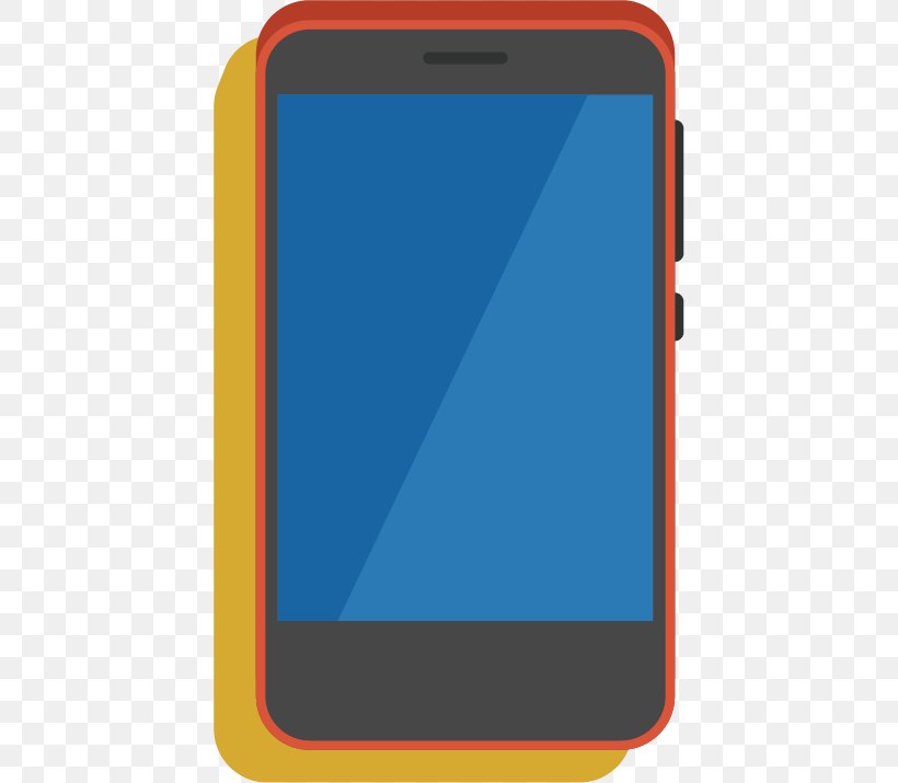 Smartphone Mobile Phone Download, PNG, 430x715px, Smartphone, Area, Blue, Communication Device, Electric Blue Download Free