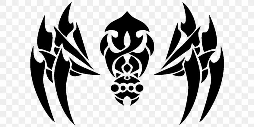 Spider Web Tribe Tribal Wars 2 Symbol, PNG, 900x452px, Spider, Animal, Art, Black And White, Drawing Download Free