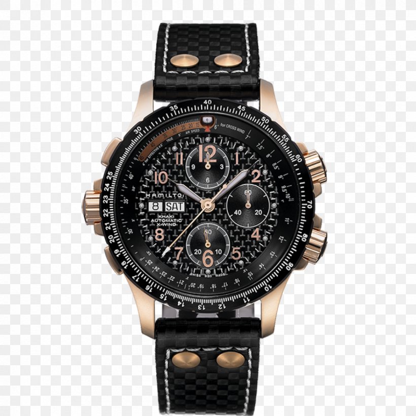 Hamilton Watch Company Chronograph Automatic Watch Strap, PNG, 1200x1200px, Watch, Automatic Watch, Bling Bling, Brand, Chronograph Download Free