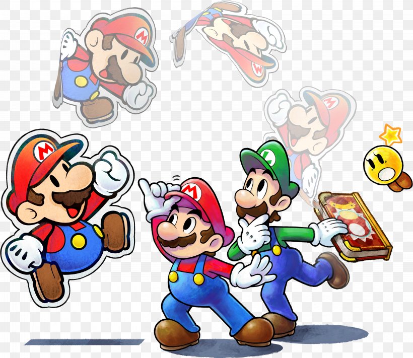 Mario & Luigi: Paper Jam Mario & Luigi: Superstar Saga Paper Mario, PNG, 6078x5274px, Mario Luigi Paper Jam, Area, Artwork, Bowser, Cartoon Download Free
