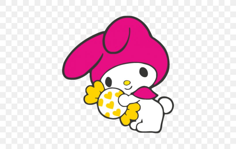 My Melody Hello Kitty, PNG, 518x518px, My Melody, Area, Art, Artwork, Beak Download Free