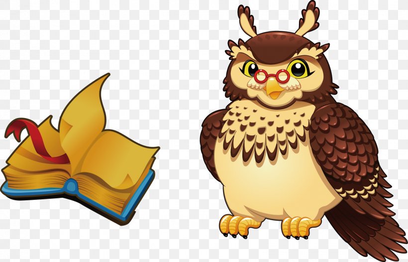 Owl Cartoon Animal Illustration, PNG, 1606x1032px, Owl, Animal, Beak, Bird, Bird Of Prey Download Free