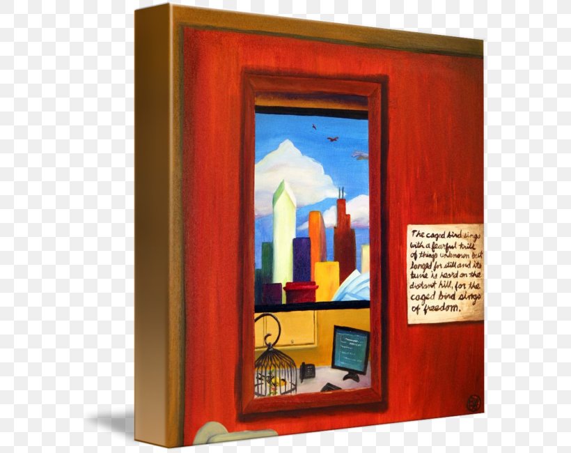 I Know Why The Caged Bird Sings Modern Art Picture Frames Gallery Wrap Painting, PNG, 587x650px, I Know Why The Caged Bird Sings, Art, Canvas, Gallery Wrap, Maya Angelou Download Free