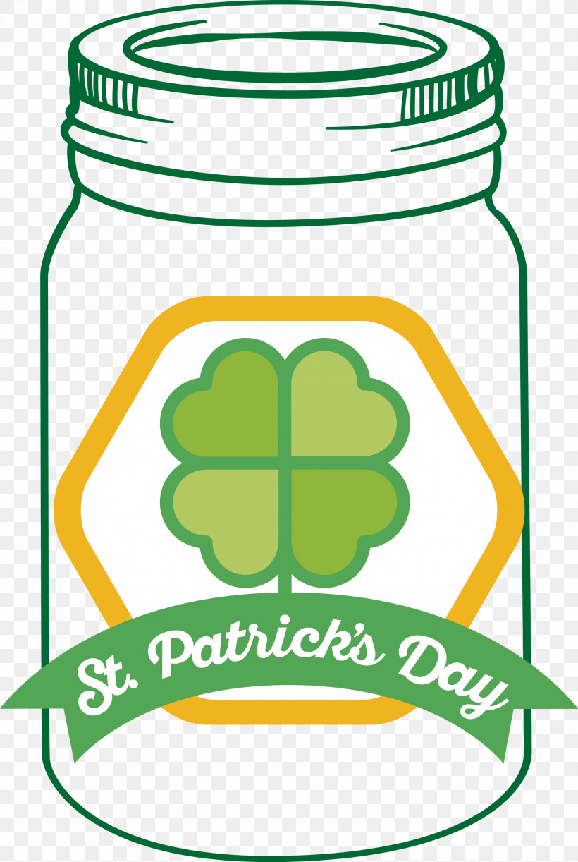 St Patricks Day Mason Jar, PNG, 2012x3000px, St Patricks Day, Geometry, Green, Leaf, Line Download Free