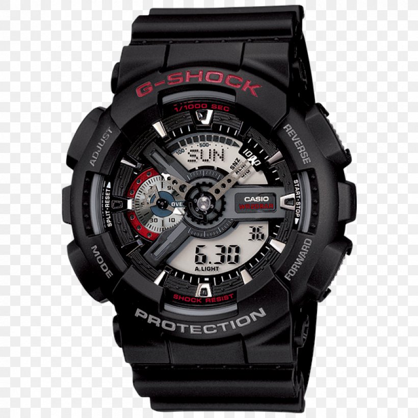 G-Shock GA110 Shock-resistant Watch Casio, PNG, 1200x1200px, Gshock, Analog Watch, Brand, Casio, Casio Edifice Download Free