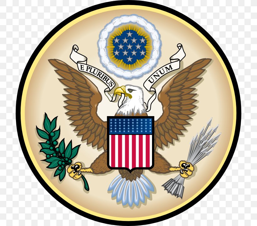 Bald Eagle United States Symbol Clip Art, PNG, 720x720px, Bald Eagle, Badge, Bird, Bird Nest, Crest Download Free